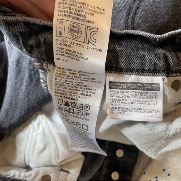 Levi's Wedgie Straight Leg Jean That Girl SIZE 26 - Picture 7 of 13